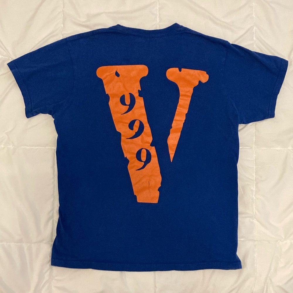 Vlone x Juice WRLD 999 Short-Sleeve T-Shirt Blue Size M